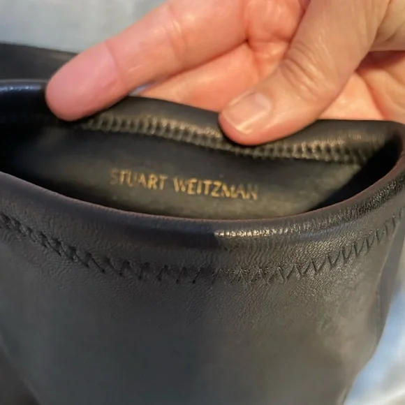 Stuart Weitzman Milla leather block heel boots. Brand New!! - Picture 6 of 7